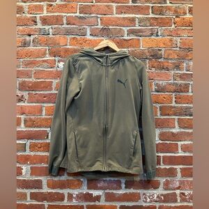 Puma Women’s Green Hooded Jacket